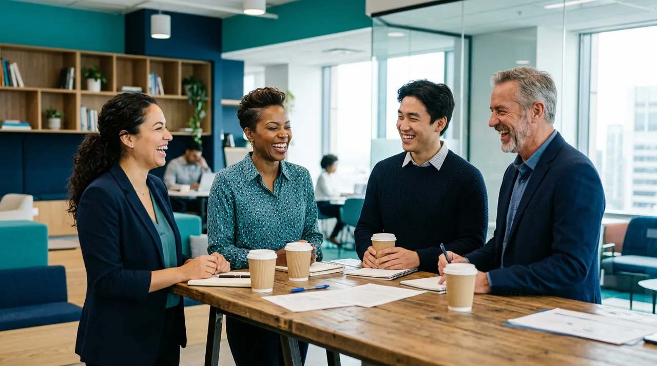 A team of licensed advisors in their office